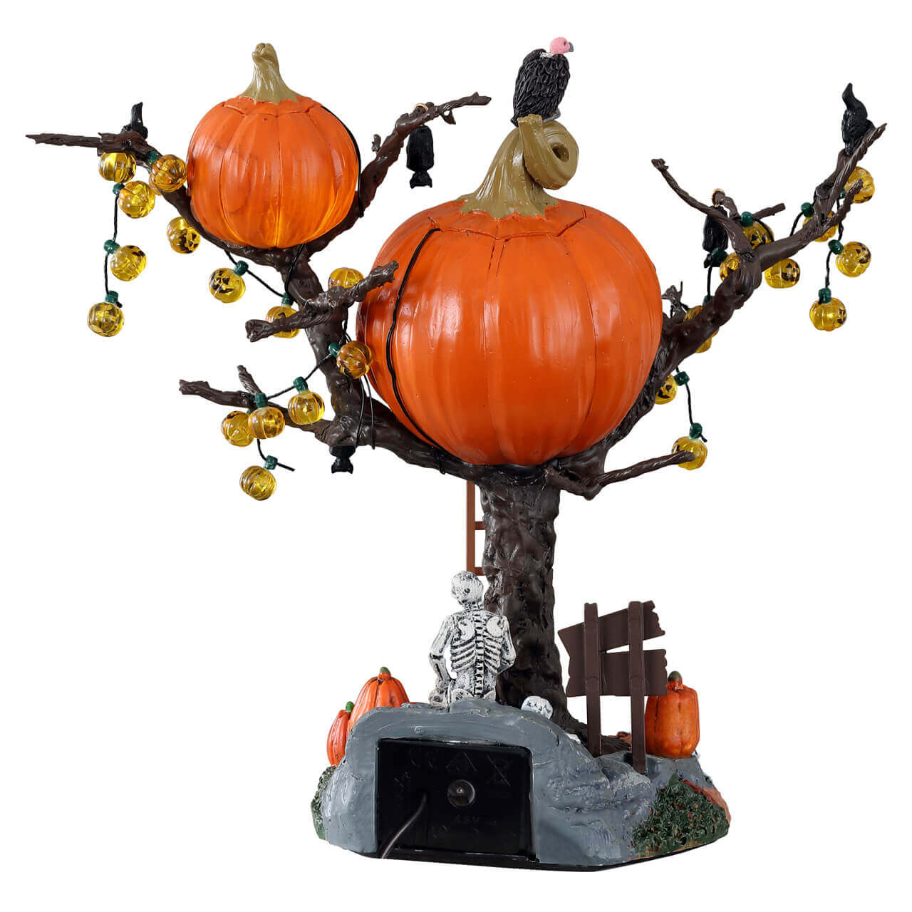 LEMAX Pumpkin Tree House, Battery Operated (4.5V) #14856